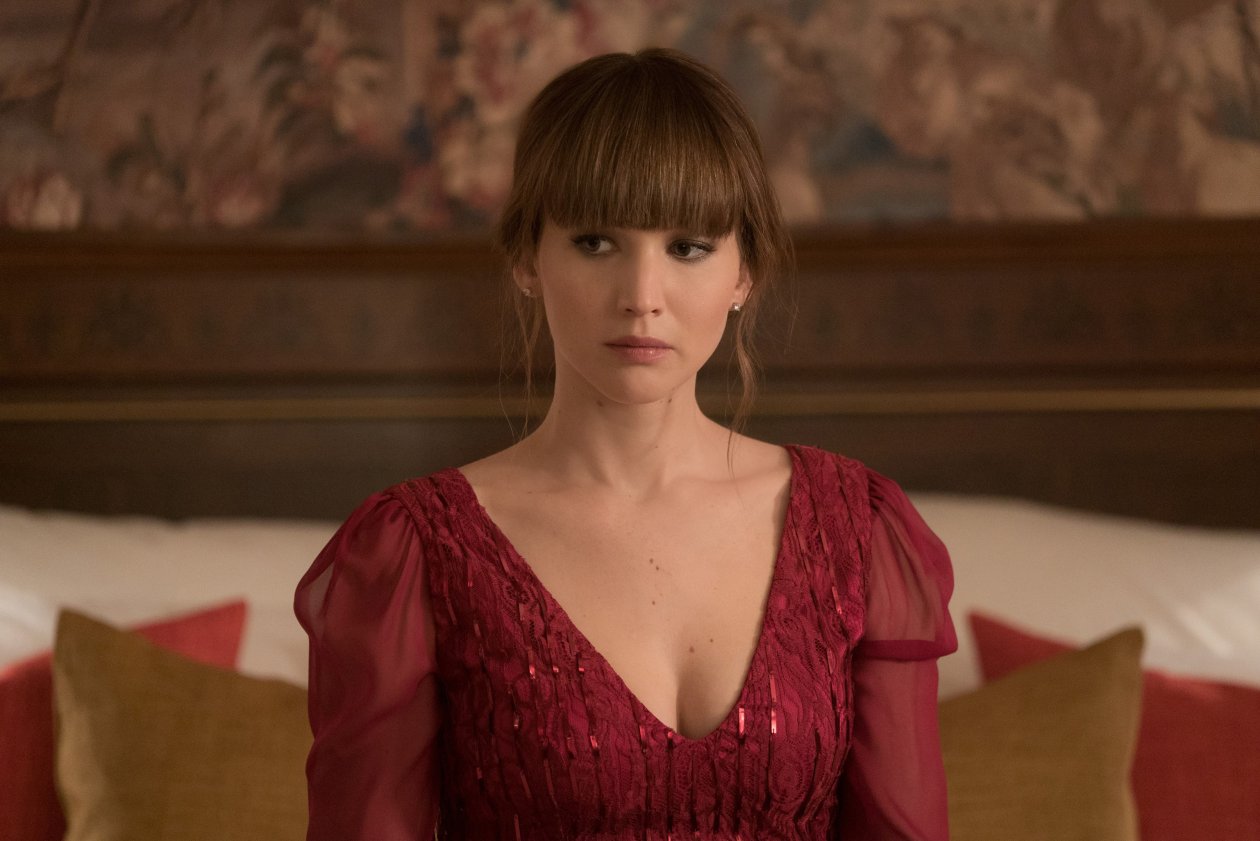 Jennifer Lawrence In Red Sparrow Movie 4k