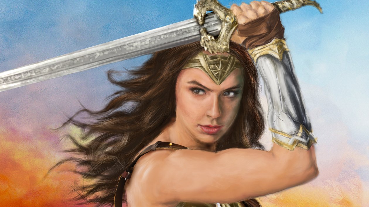 Wonder Woman Sketch Arts
