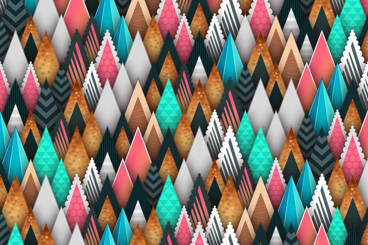 Abstract Sharp Shapes 5k