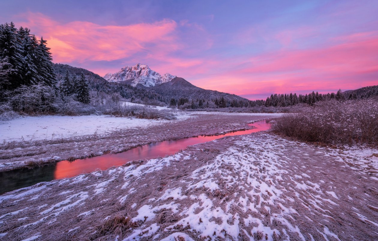 Winter Mountains Snow 5k
