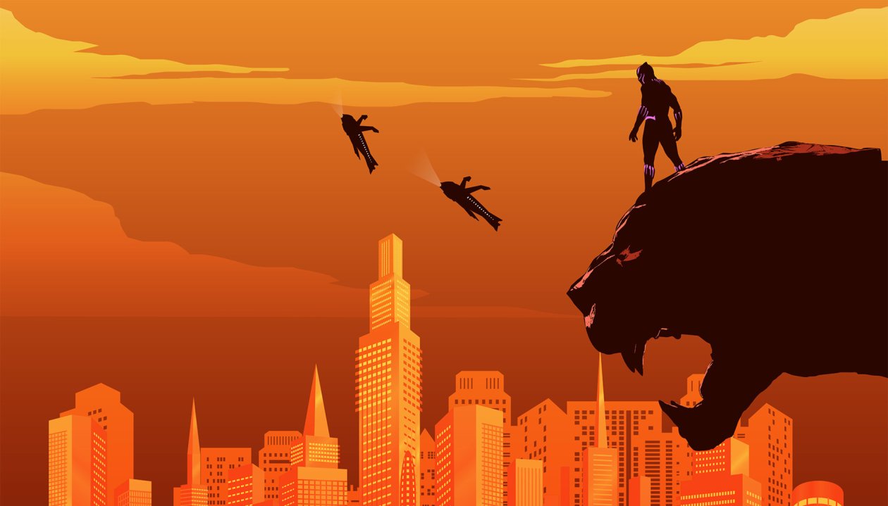 Black Panther Artwork 2018 HD