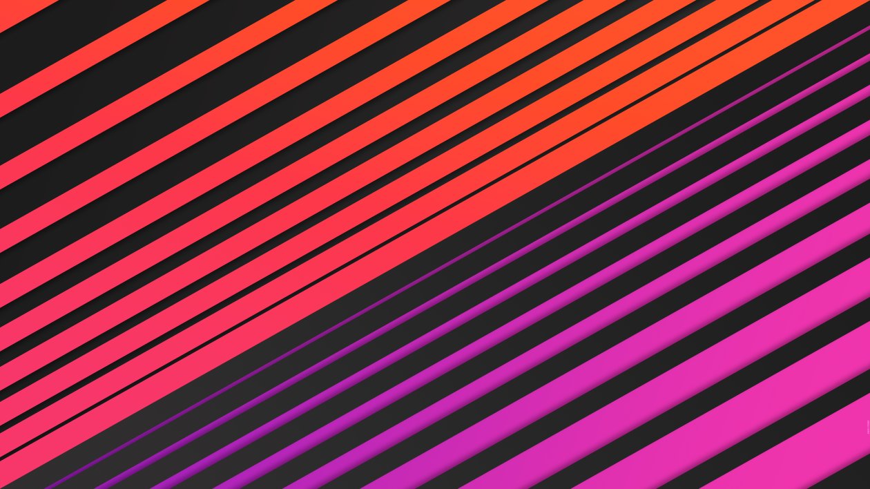 Gradient Polygon Lines 8k