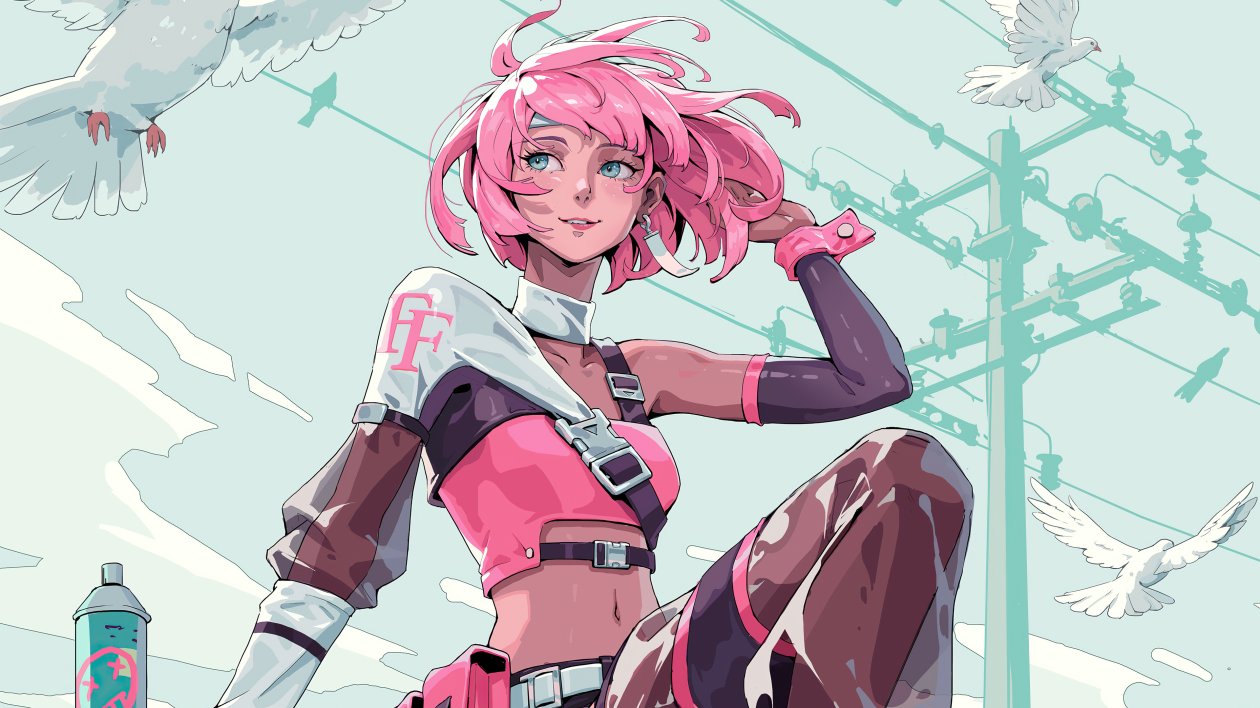 Gyaru Anime Character