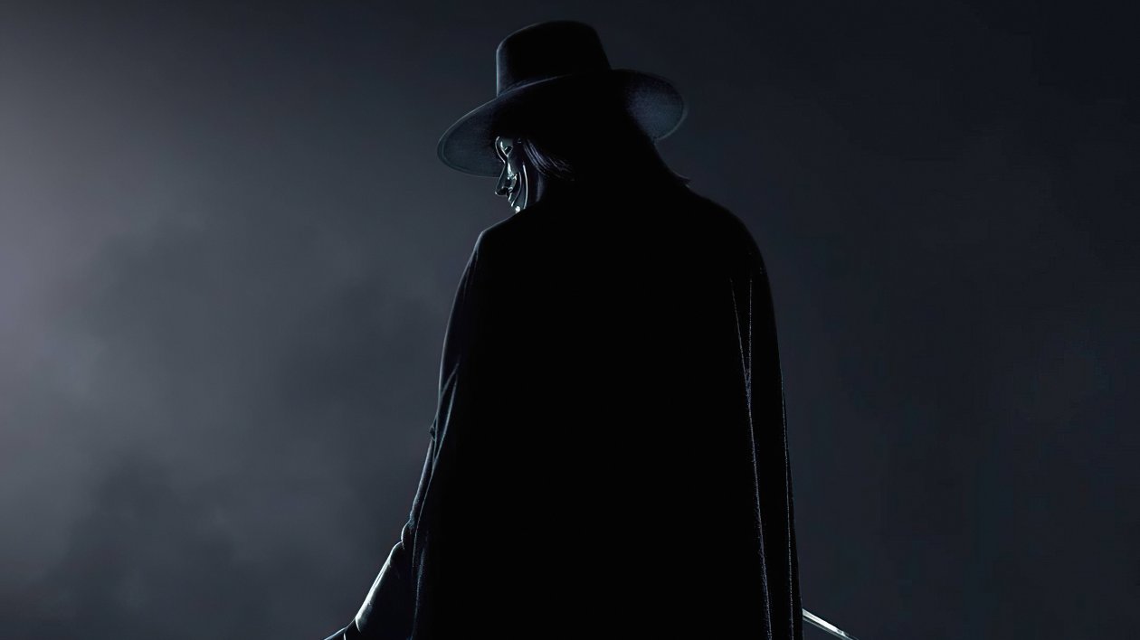 V For Vendetta Dark 4k