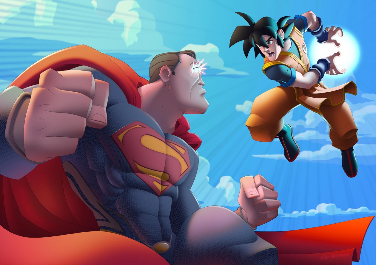 Superman Vs Gokuh
