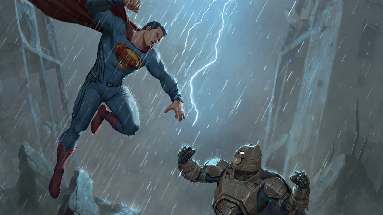 Batman Vs Superman Fight Scene 5k