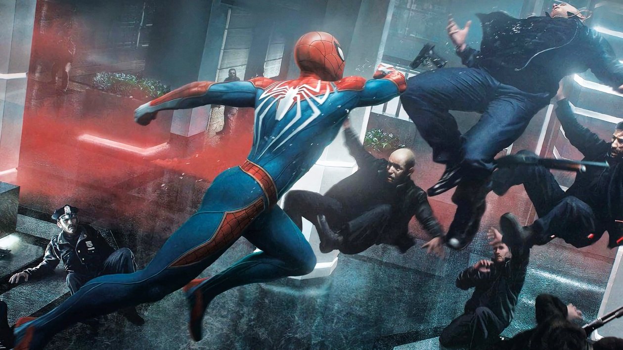 Spiderman Ps4 Fight 4k
