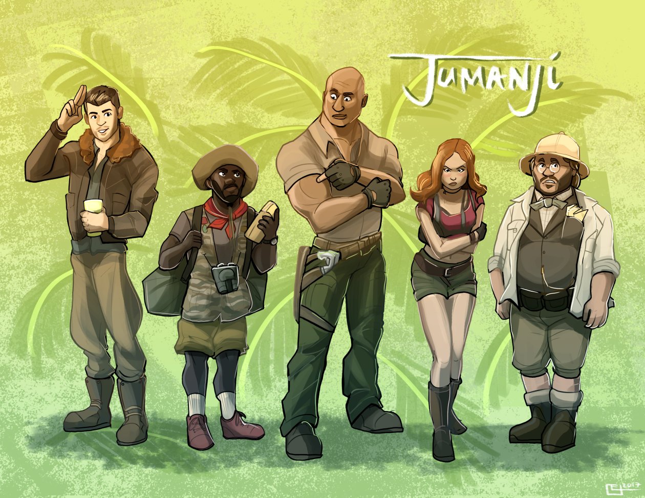 Jumanji Welcome To The Jungle 4k Artwork