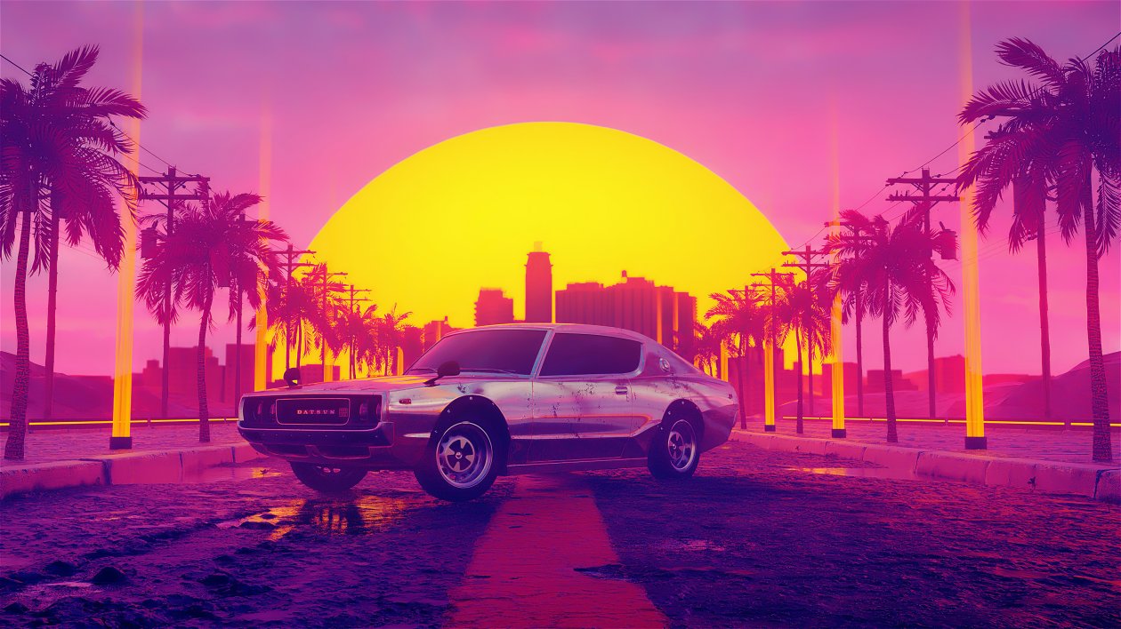Vice City Morning Effect 4k