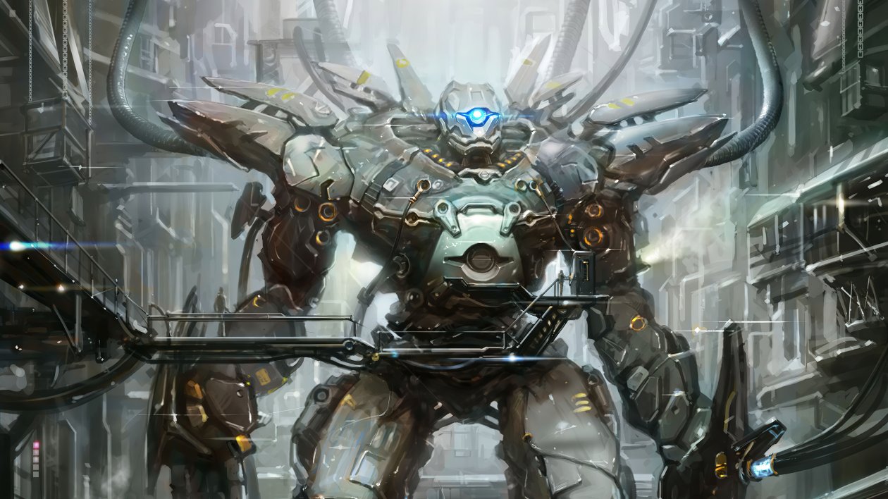 Scifi Freaky Robot 4k