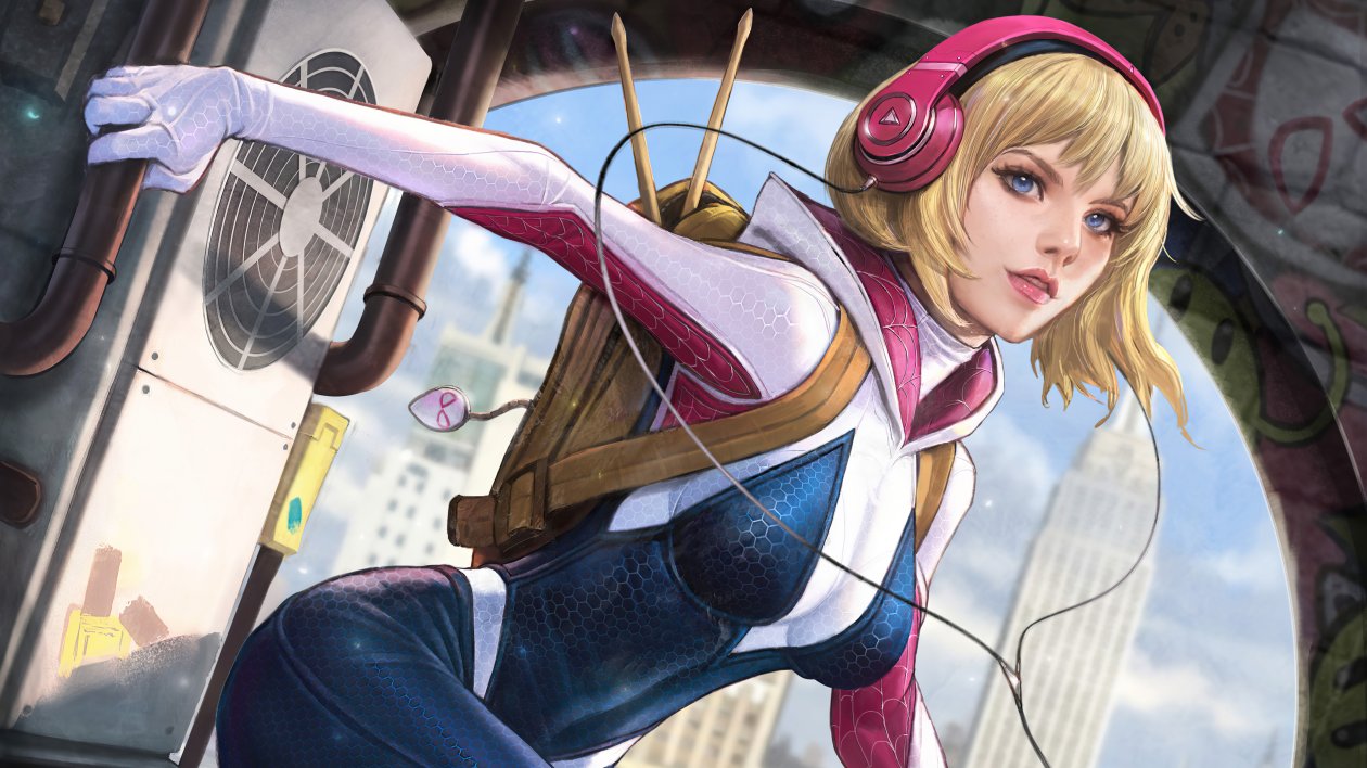 Spider Gwen Comic Art 5k
