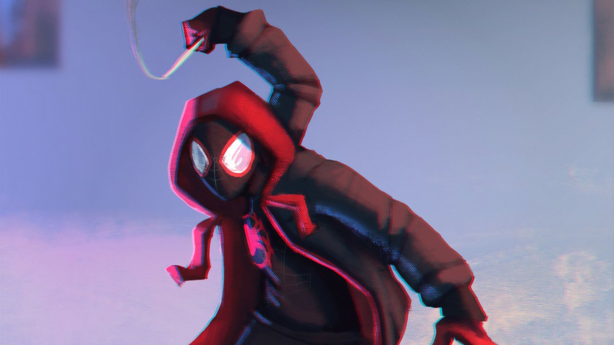 Art Spiderman Miles Morales 4k