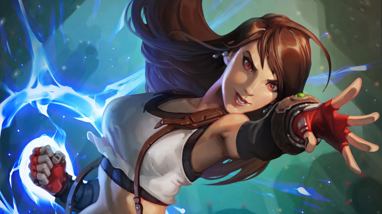 Tifa Lockhart In Final Fantasy VII Artwork