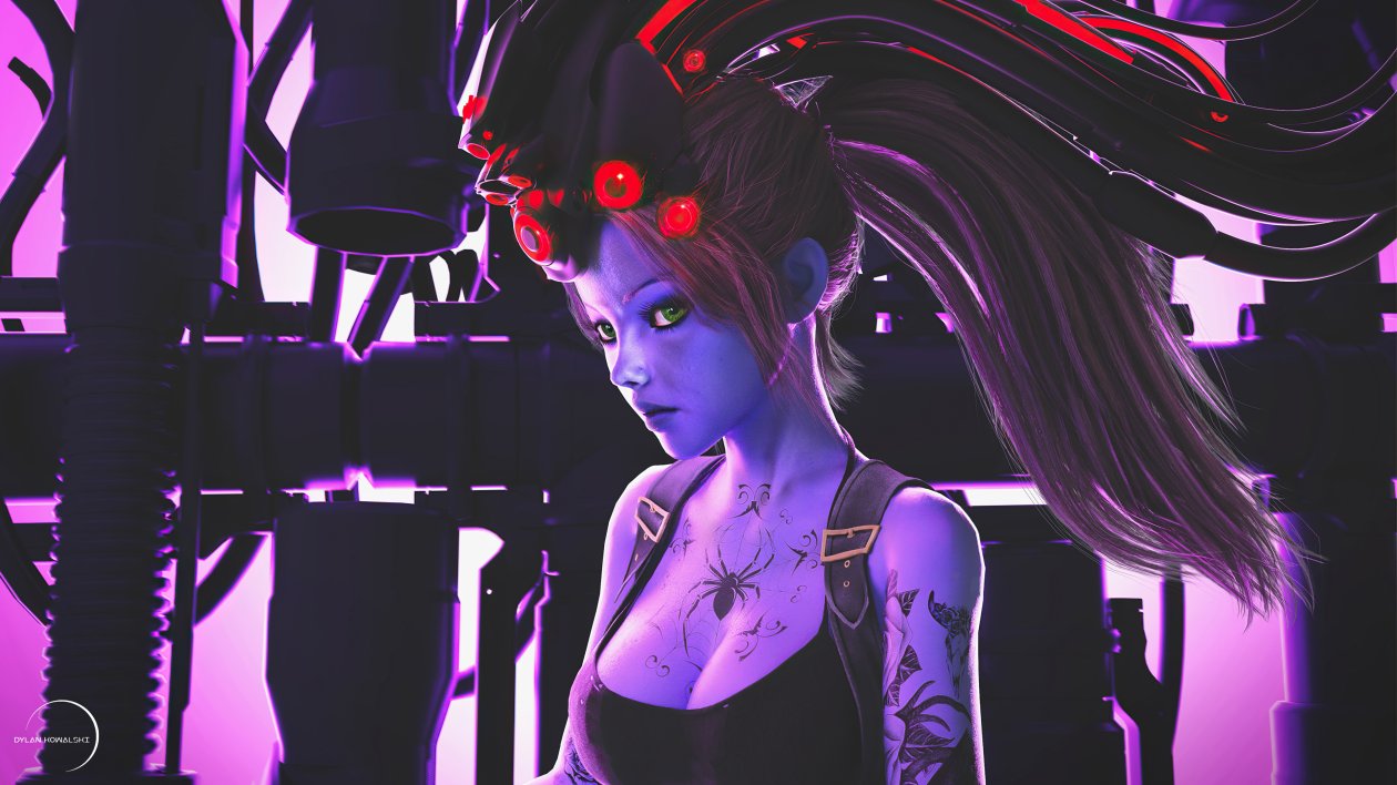 Widowmaker Overwatch Cgi Art 4k