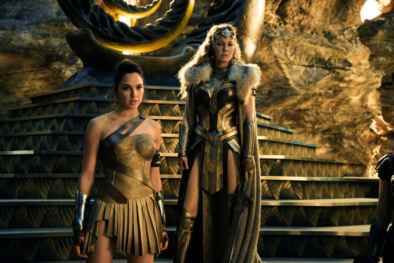 Wonder Woman With Her Mother Hippolyta