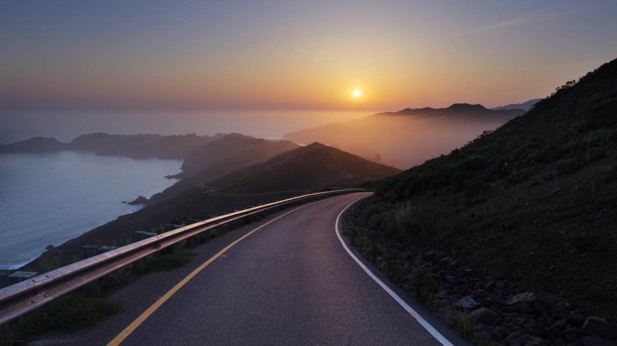 Hill Road Sunset
