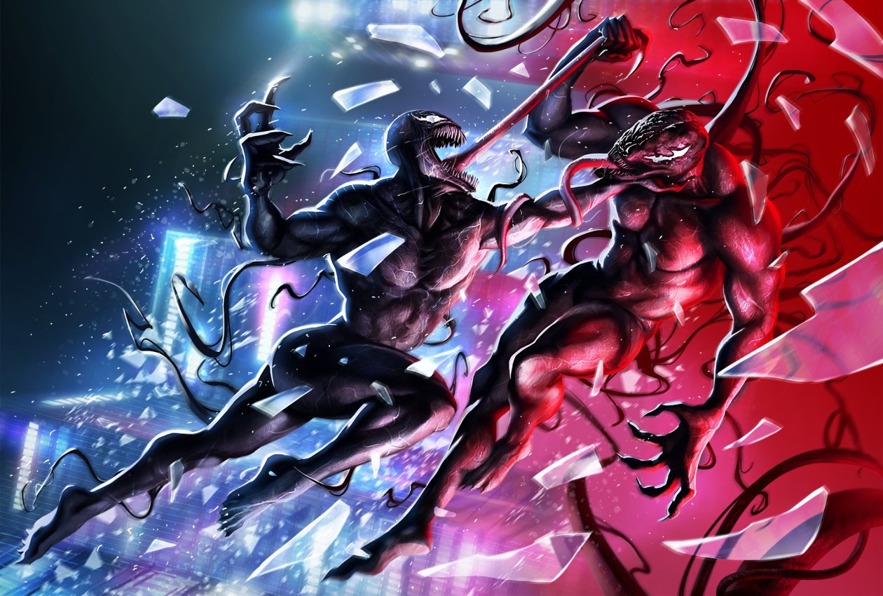 Venom Vs Riot Illustration