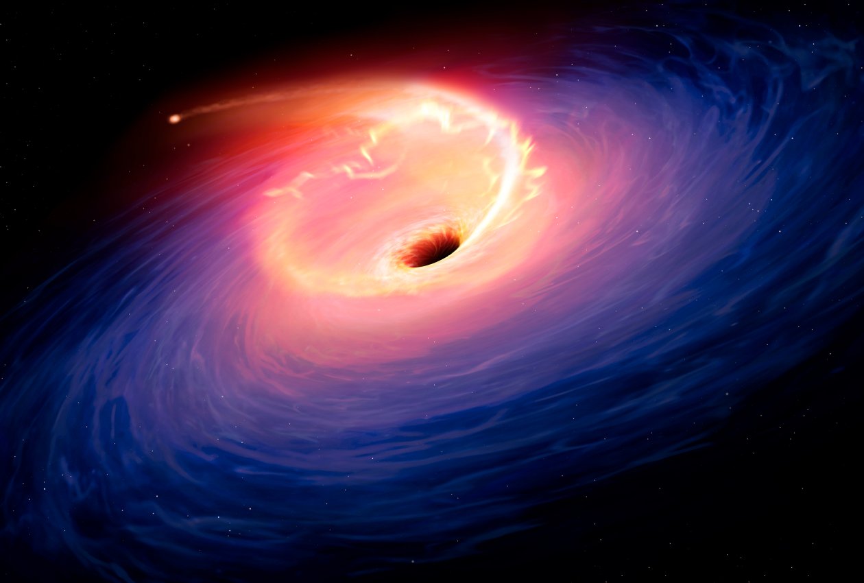 Star Black Hole 4k