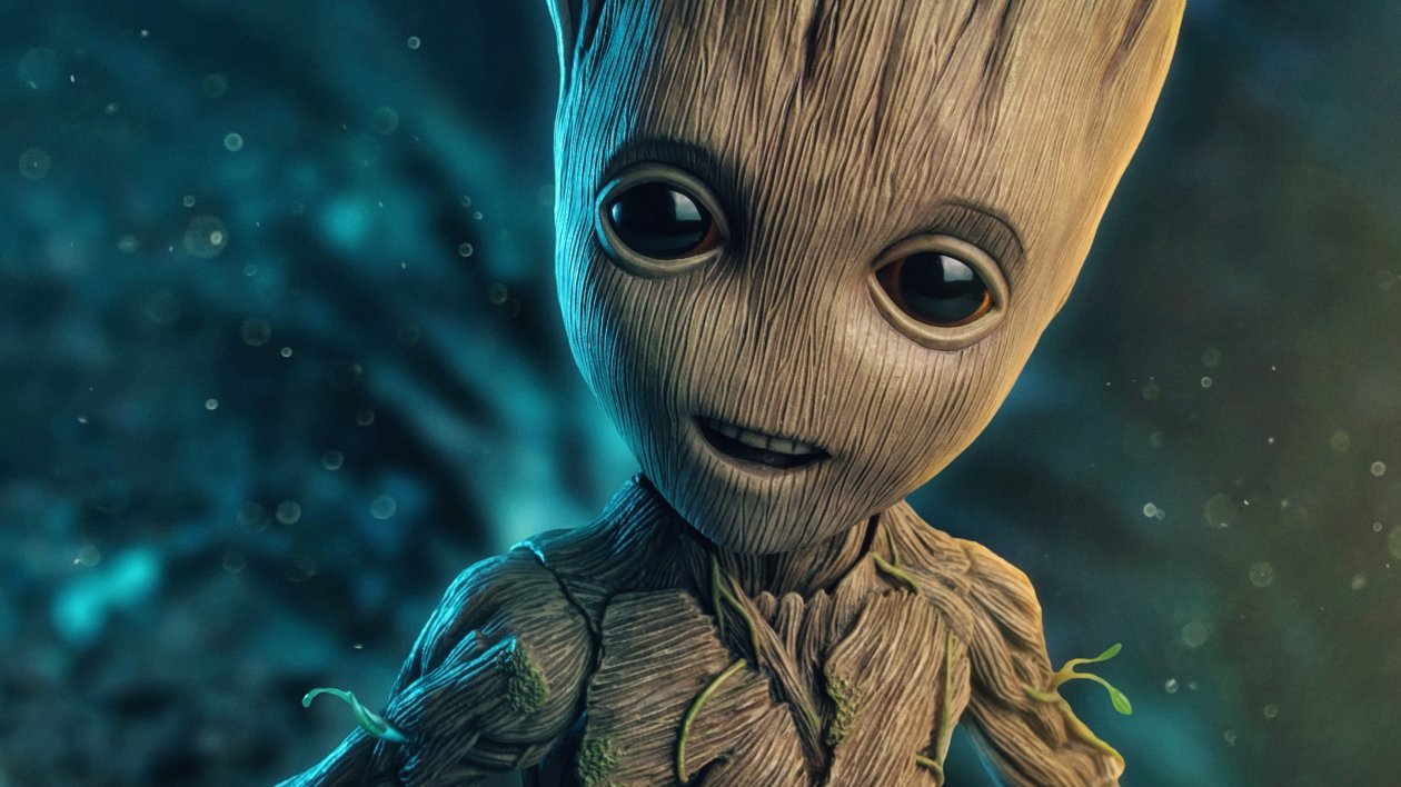 Baby Groot 2018 4k