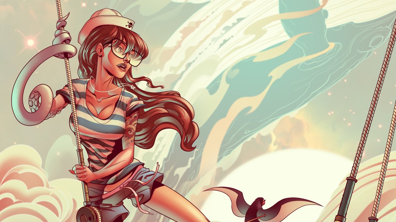 Sailor Fantasy Girl 4k