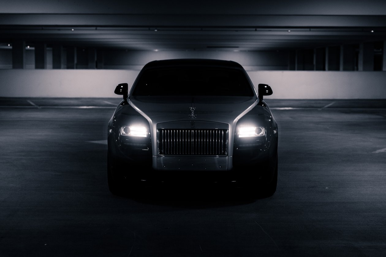 Black Rolls Royce Front