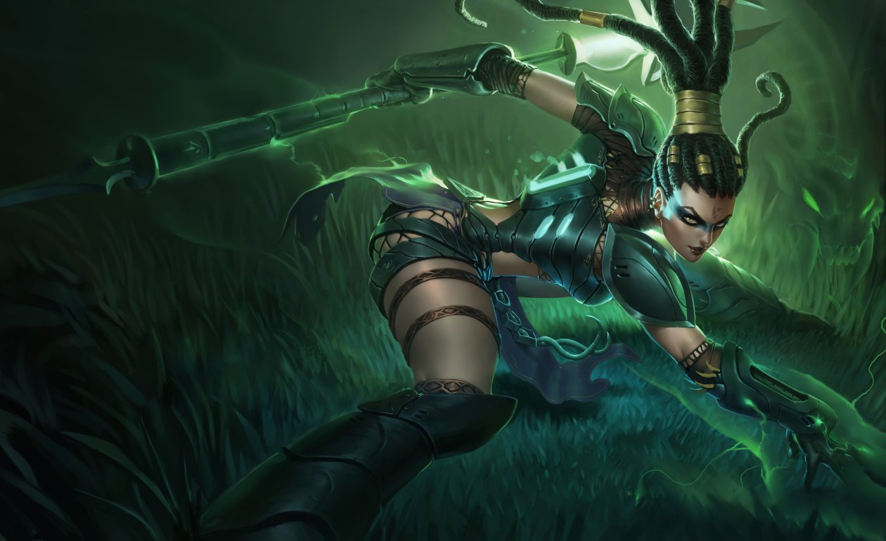 Headhunter Nidalee League Of Legends 8k