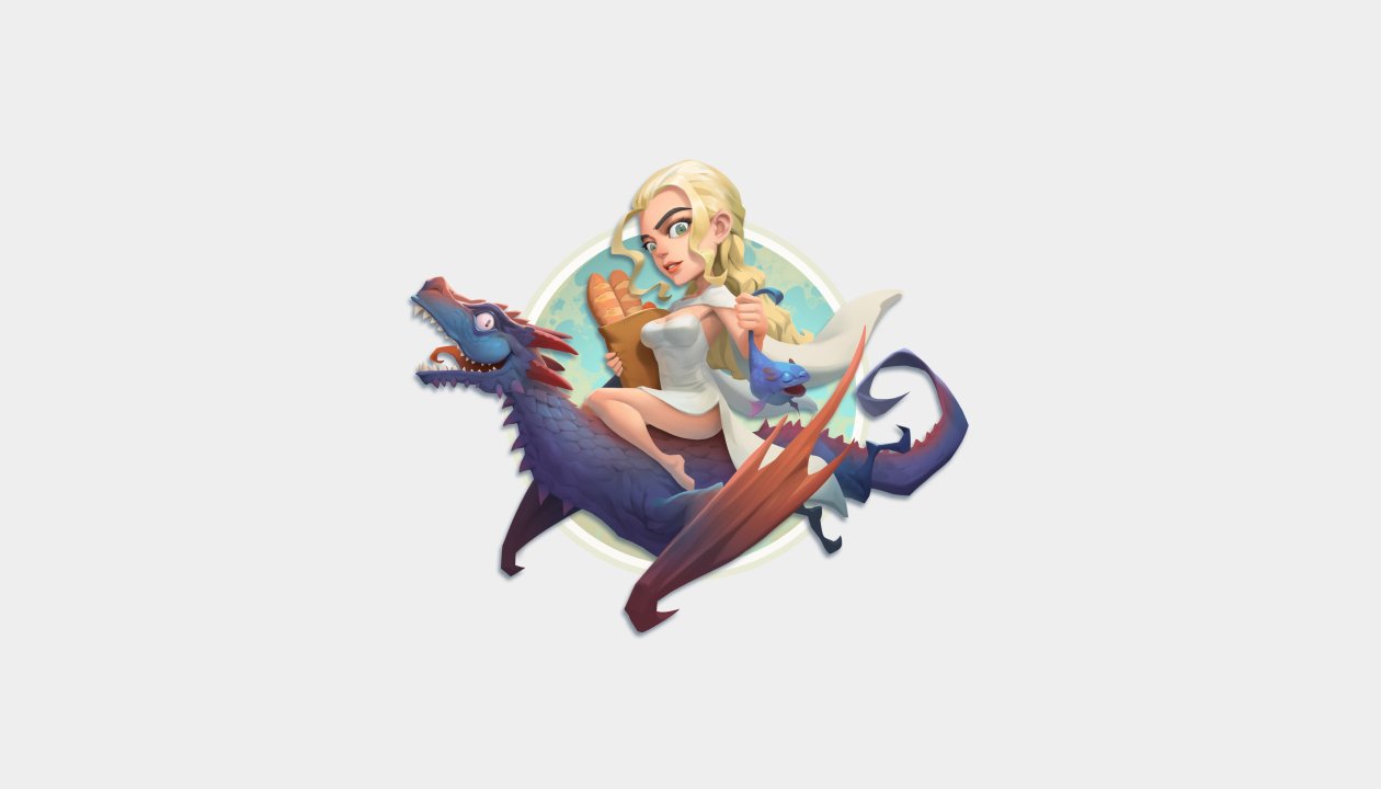 Daenerys Targaryen Minimal Art 4k