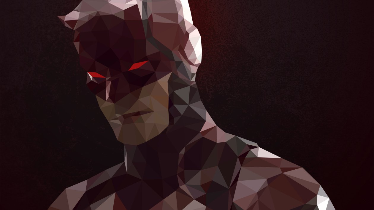 Daredevil Low Poly