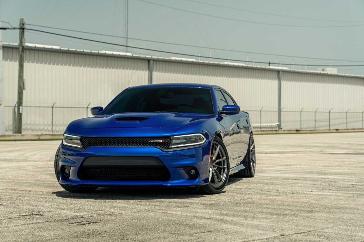 Velgen Blue Dodge Charger Dirty South 8k