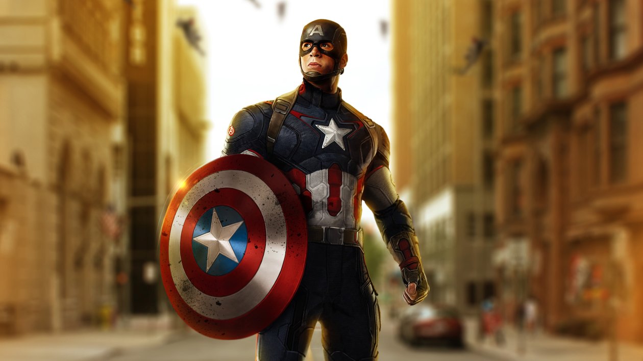 Avengers Age Of Ultron Captain America Artwork