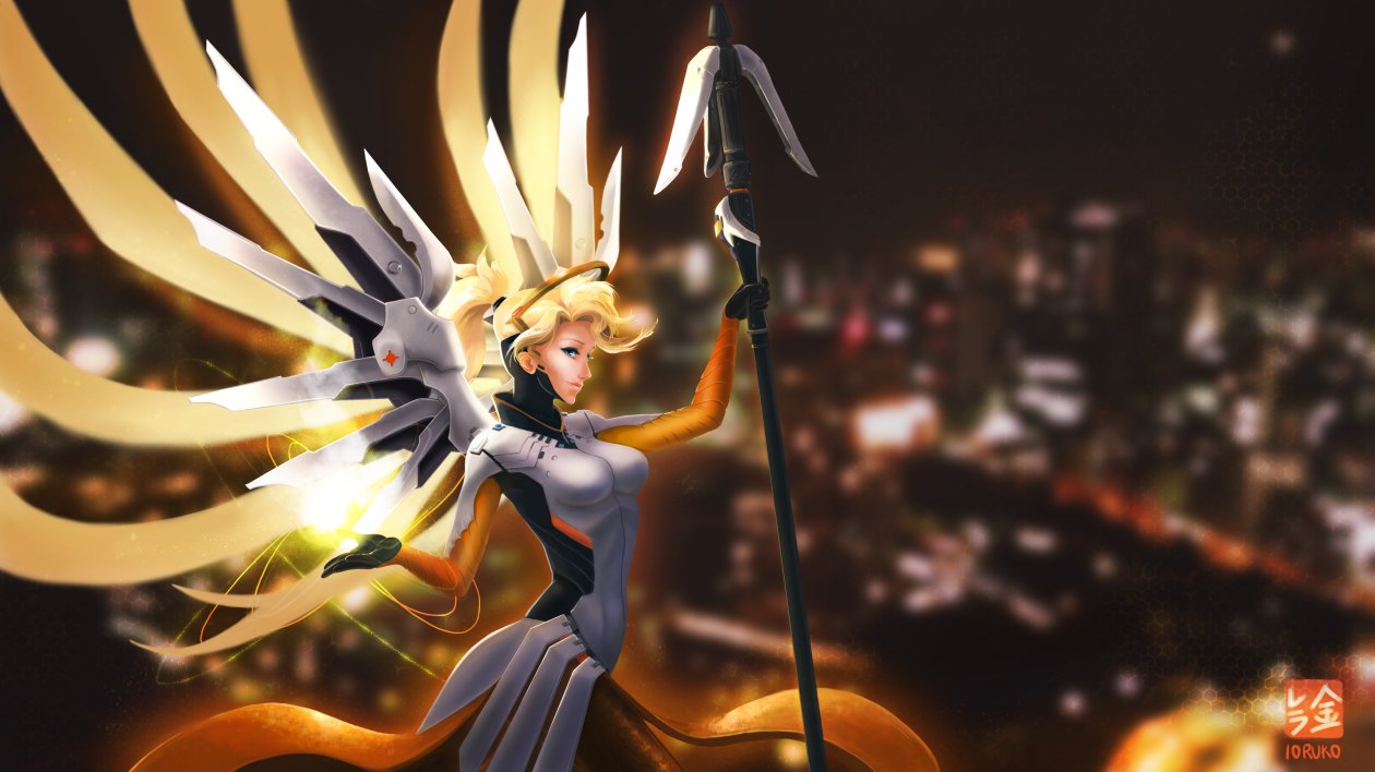 Mercy Overwatch Fanart 4k