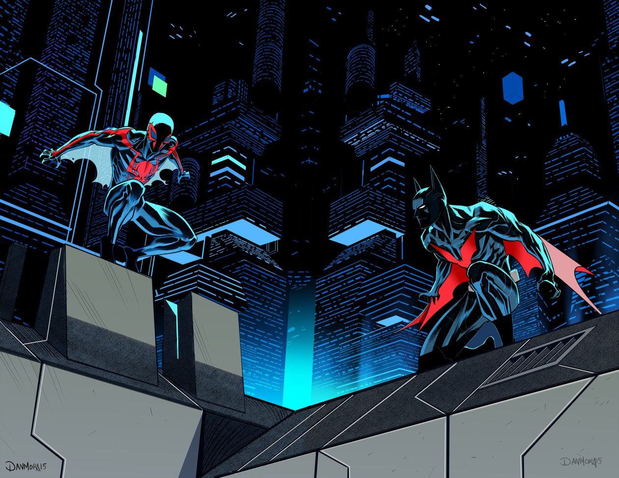 Spiderman 2099 And Batman