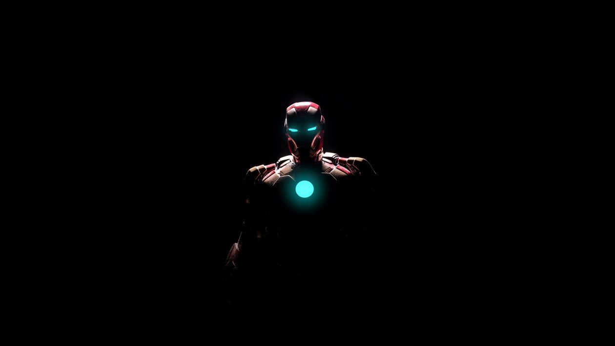 Iron Man Arc Reactor Glowing