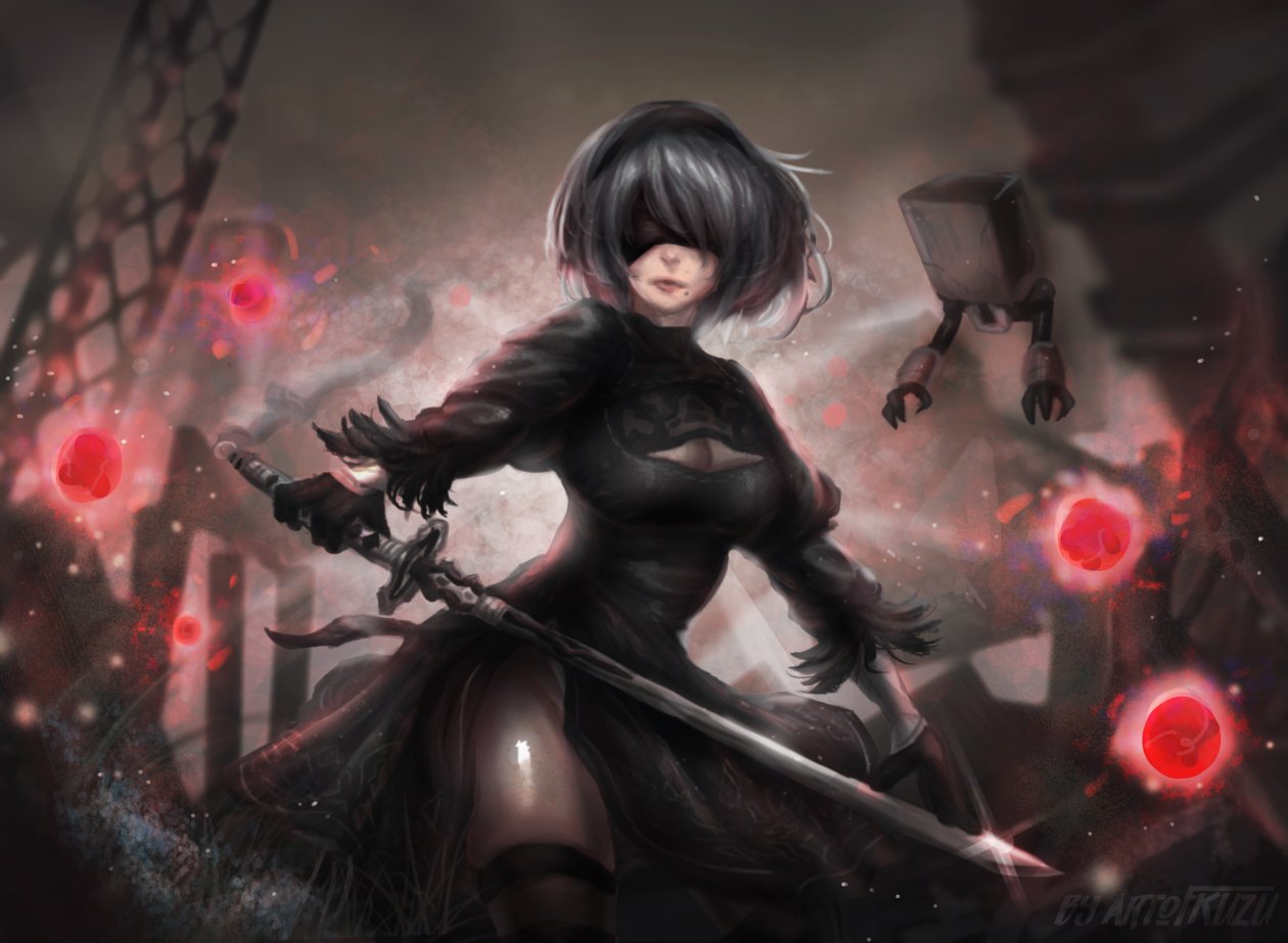 2b Nier Fanart 4k