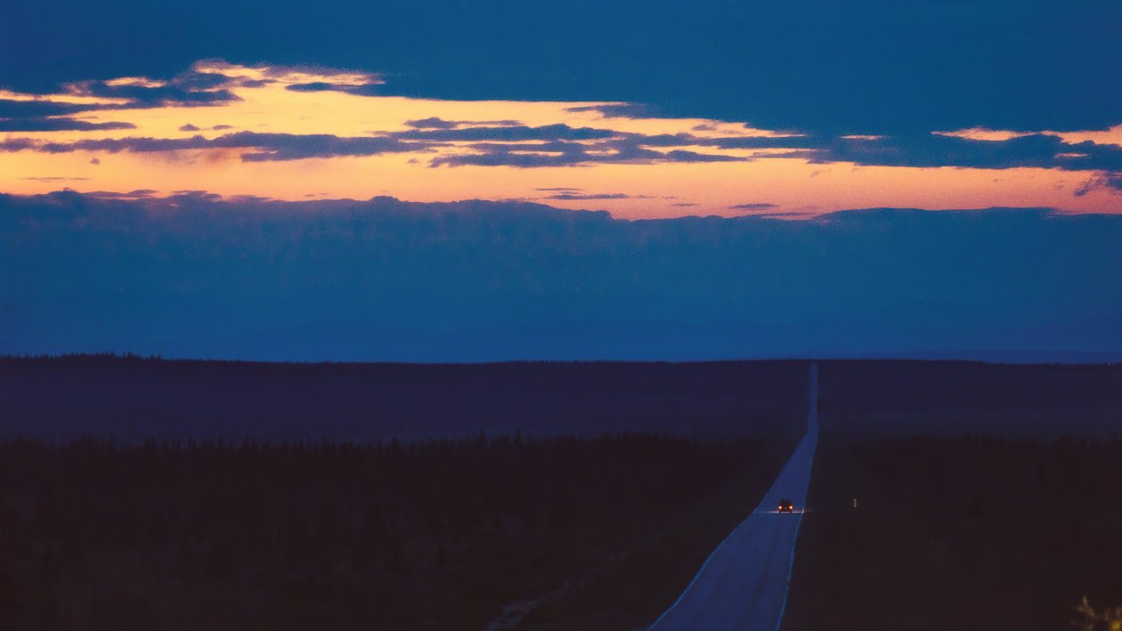 Road Landscape Sunset