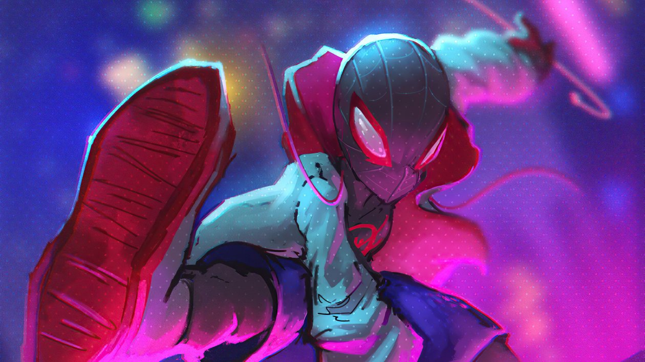 4k Spider Man Miles 2020 Art