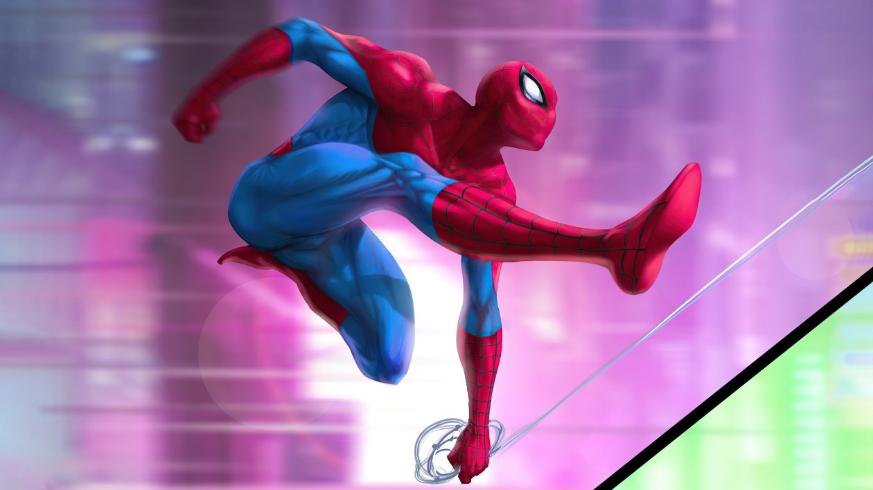 Spiderman Digital Illustration 5k