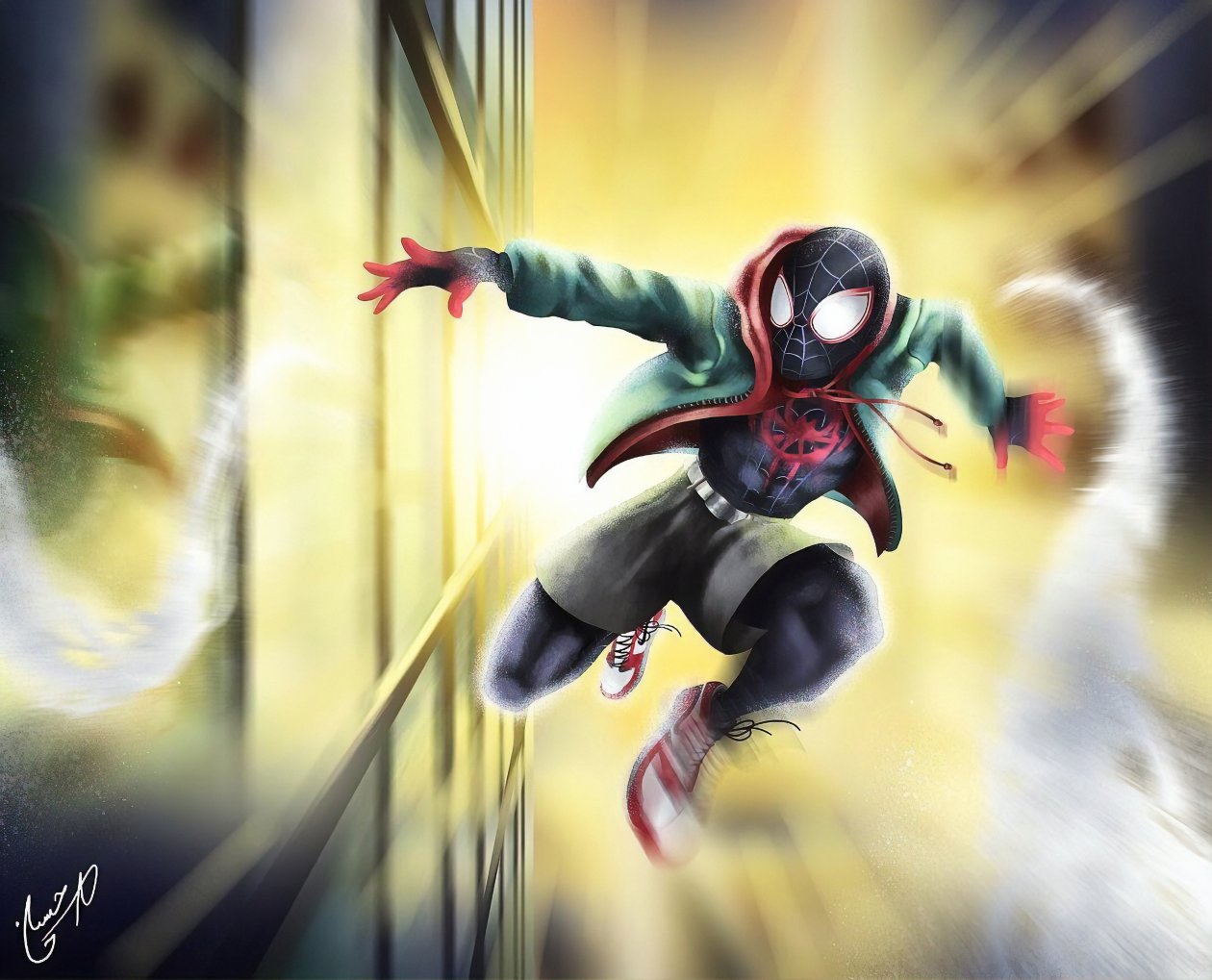 Spiderman Passing By