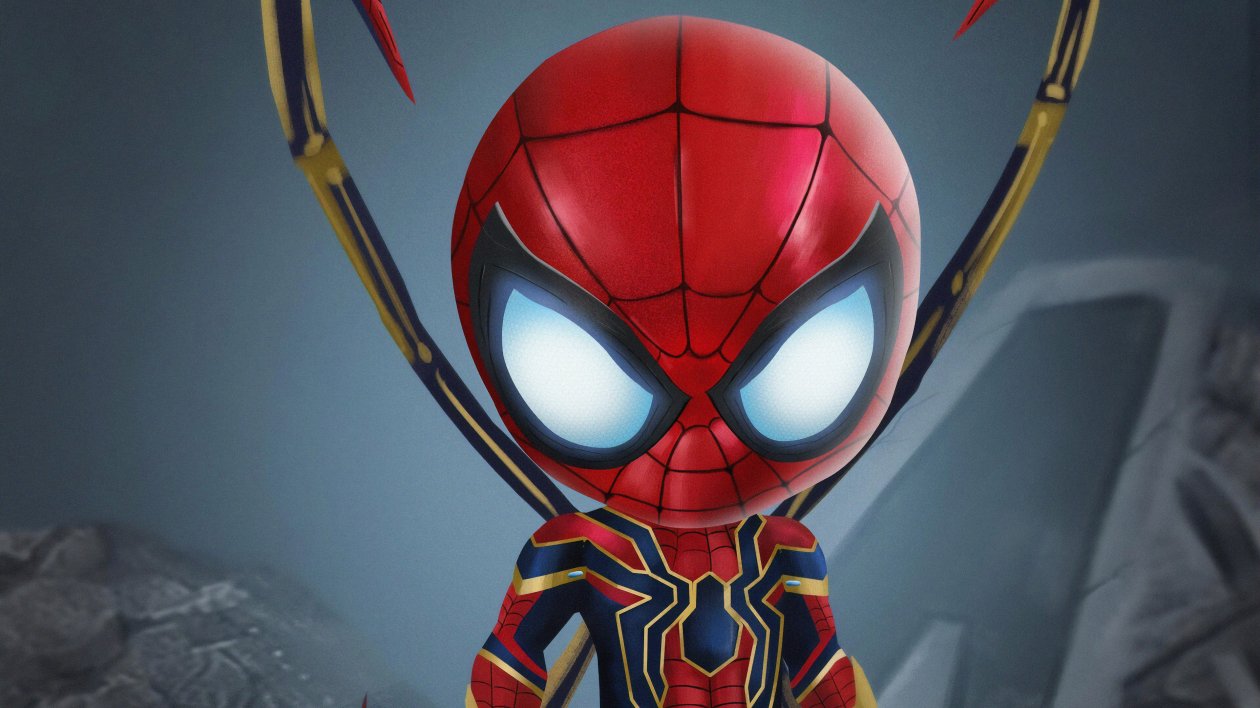 Chibi Iron Spiderman