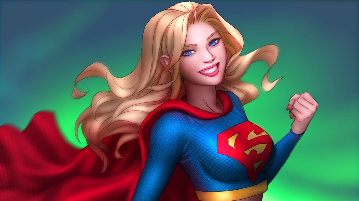 Art Supergirl 4k