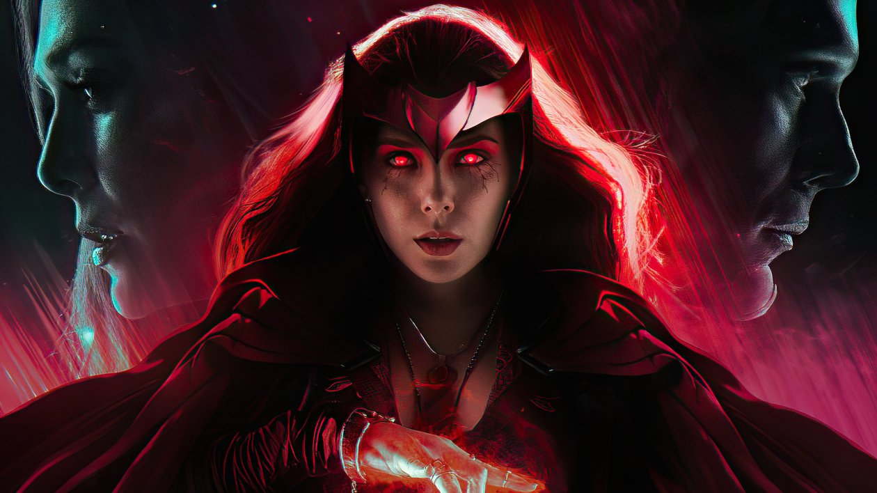 Elizabeth Olsen As Scarlet Witch In Wanda Vision 4k