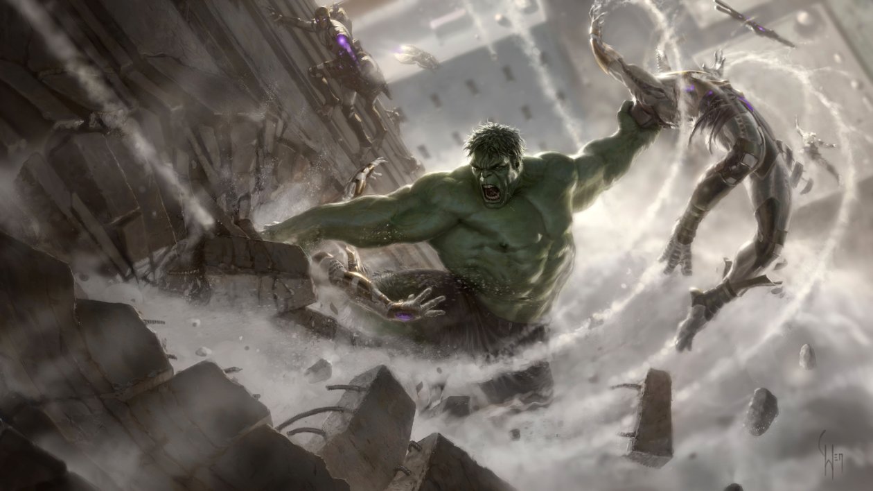 Hulk Avengers Concept Art