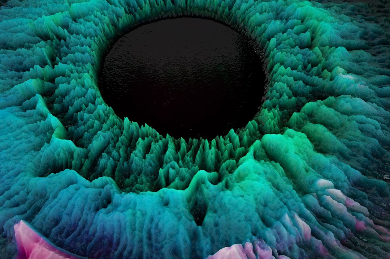 3d Fluid Glitch Textures Abstract