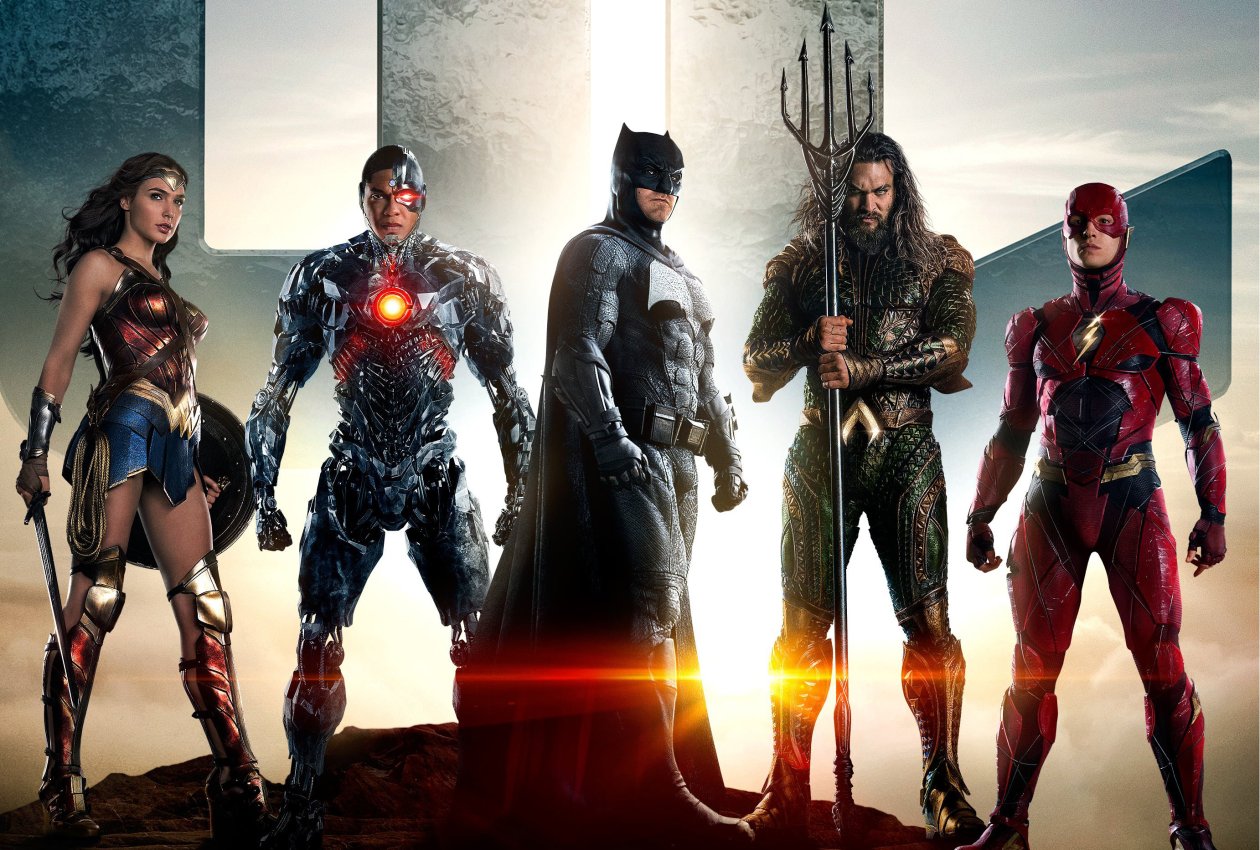 Justice League Batman Aquaman Flash Cyborg Wonder Woman