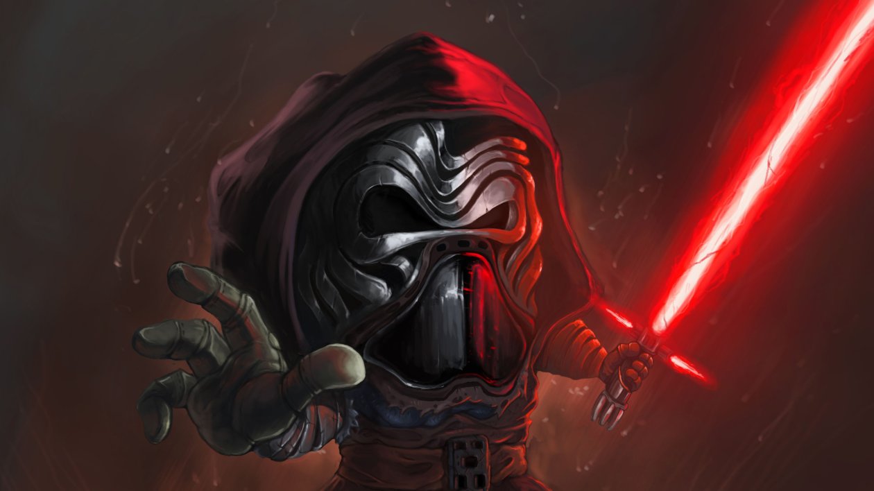 Kylo Ren Cartoon Art