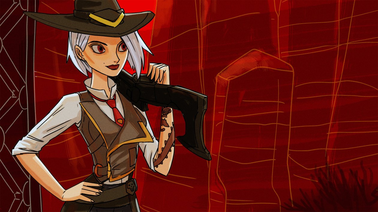 Ashe Fan Art RDR2