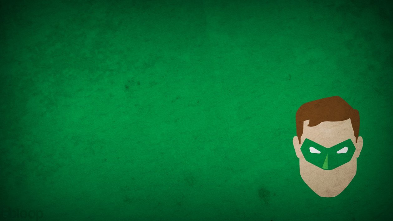 Minimalism Green Lantern