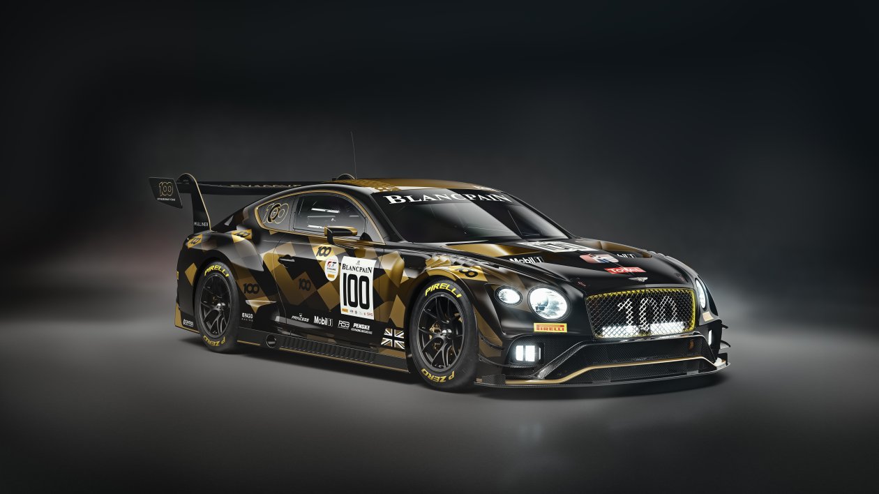 2020 Bentley Continentals GT3 Front View 8k