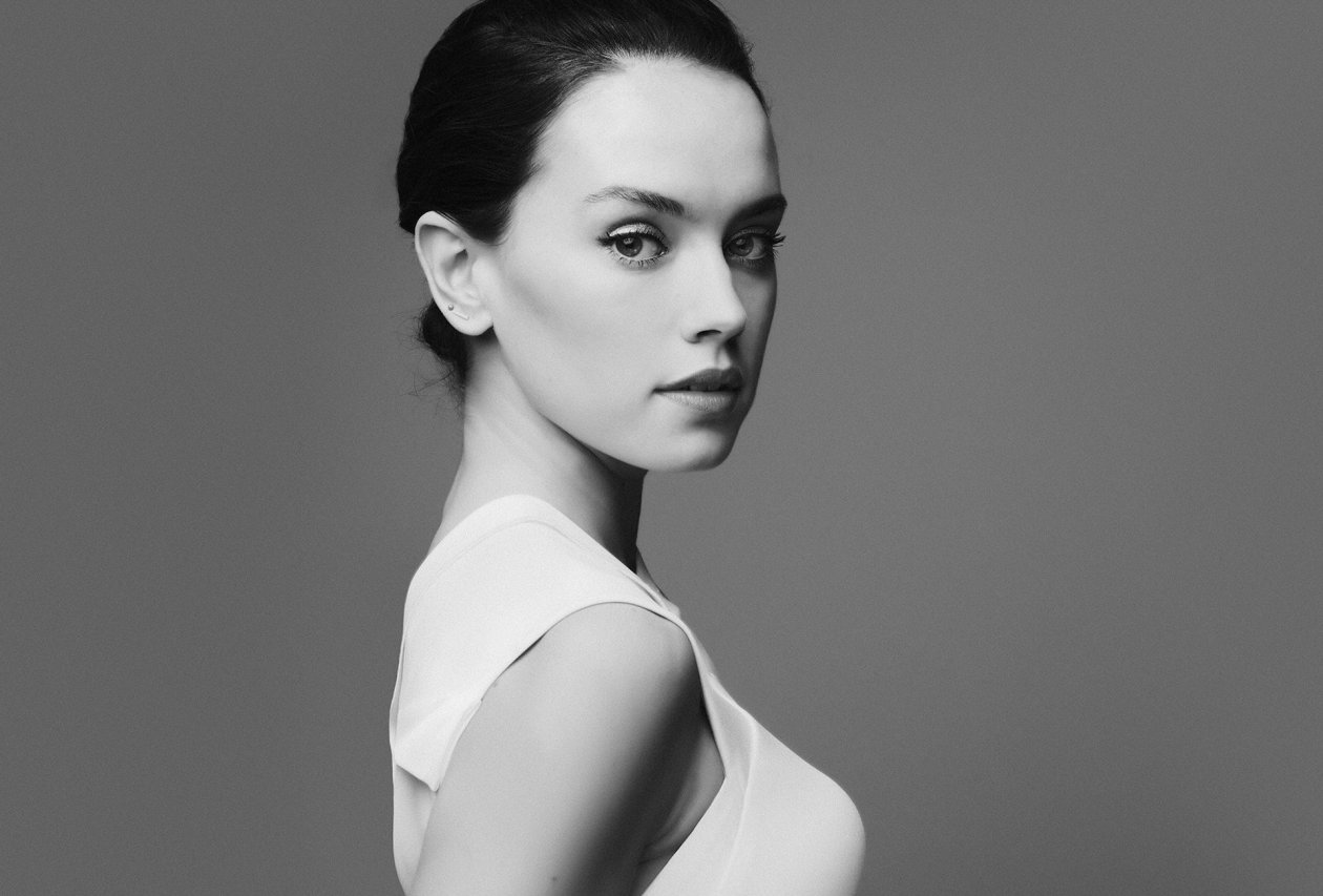 Daisy Ridley Monochrome 2018