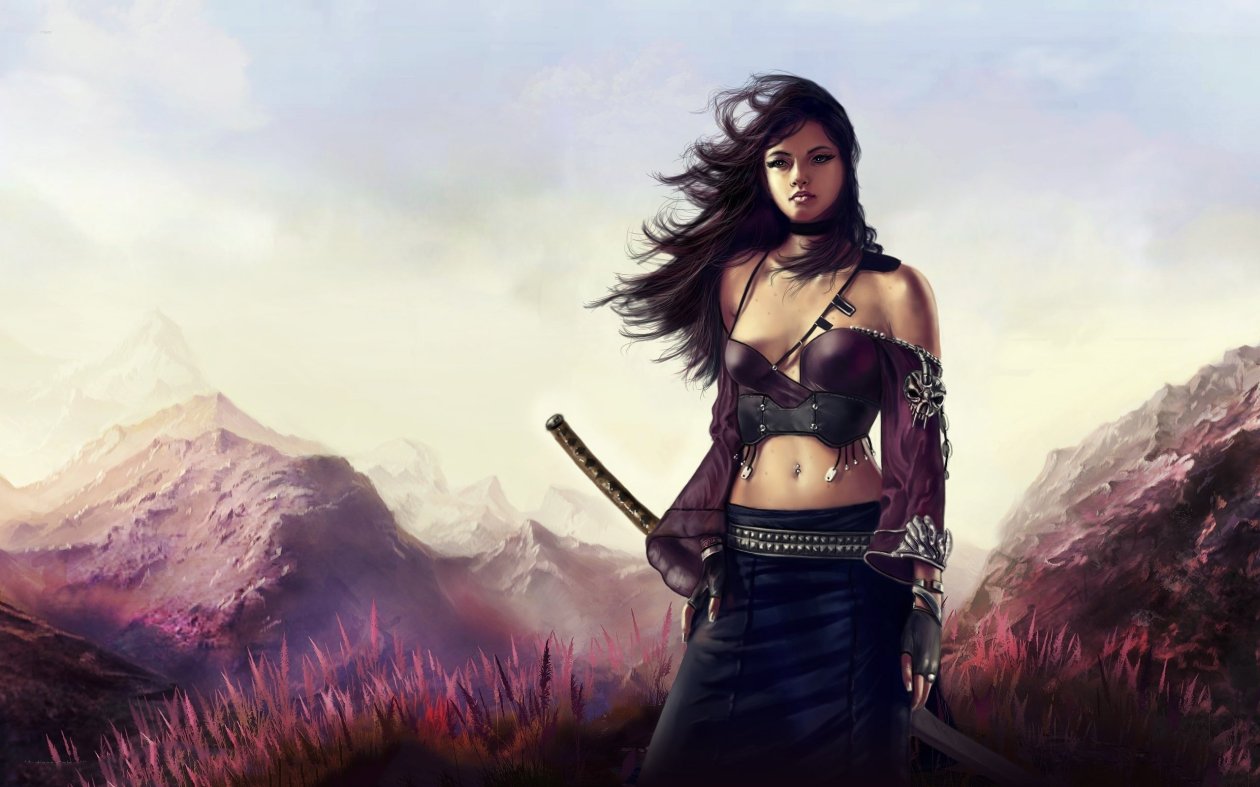 Katana Warrior Girl